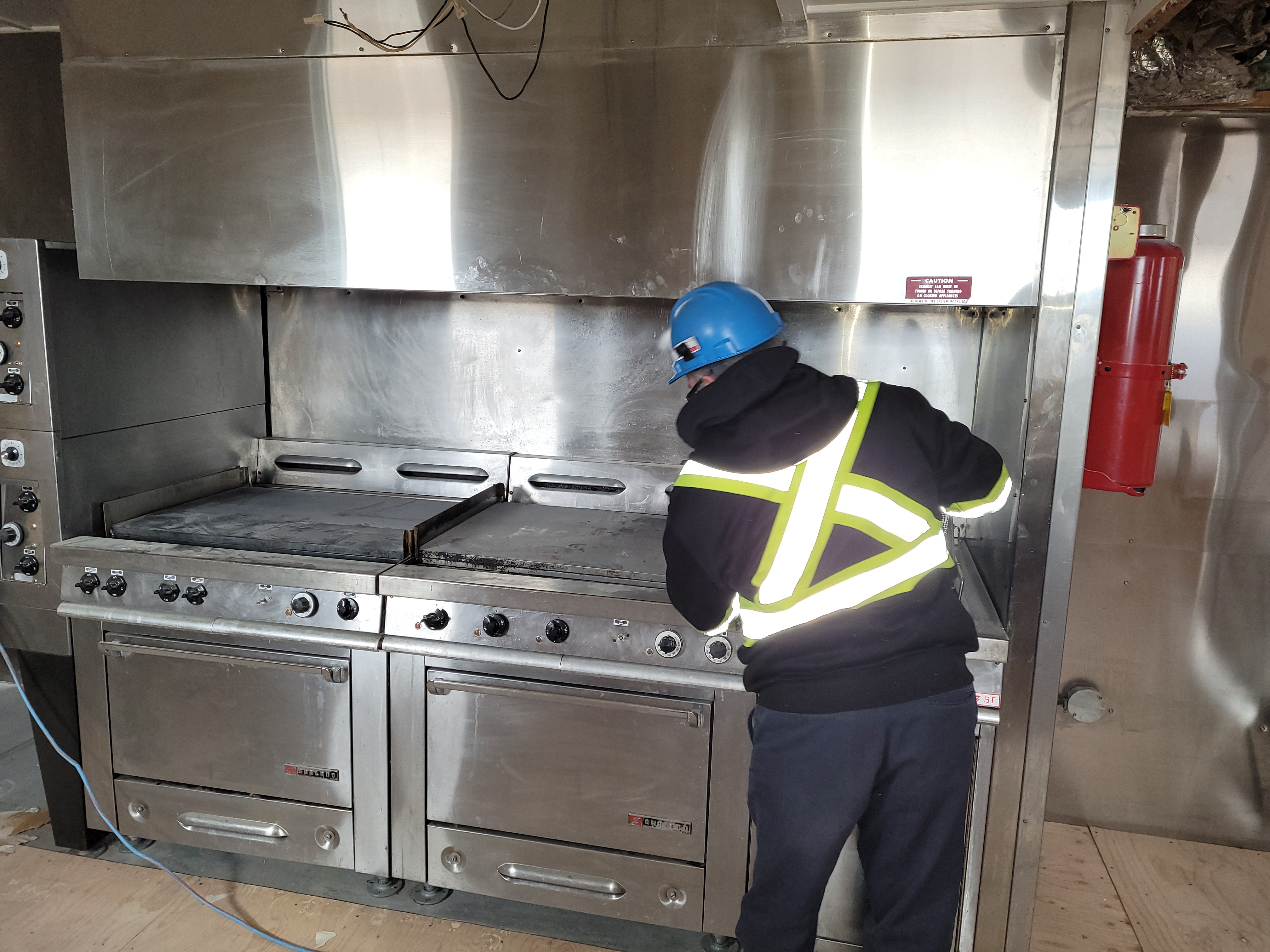 Inspection et entretien en cuisine commerciale